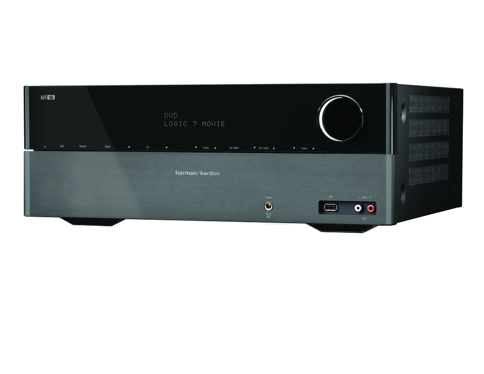 AVR 1650 - Black - Audio/Video Receiver With Dolby TrueHD & DTS-HD Master Audio & HDMI 1.4 (95 watts x 5) 5.1 - Hero